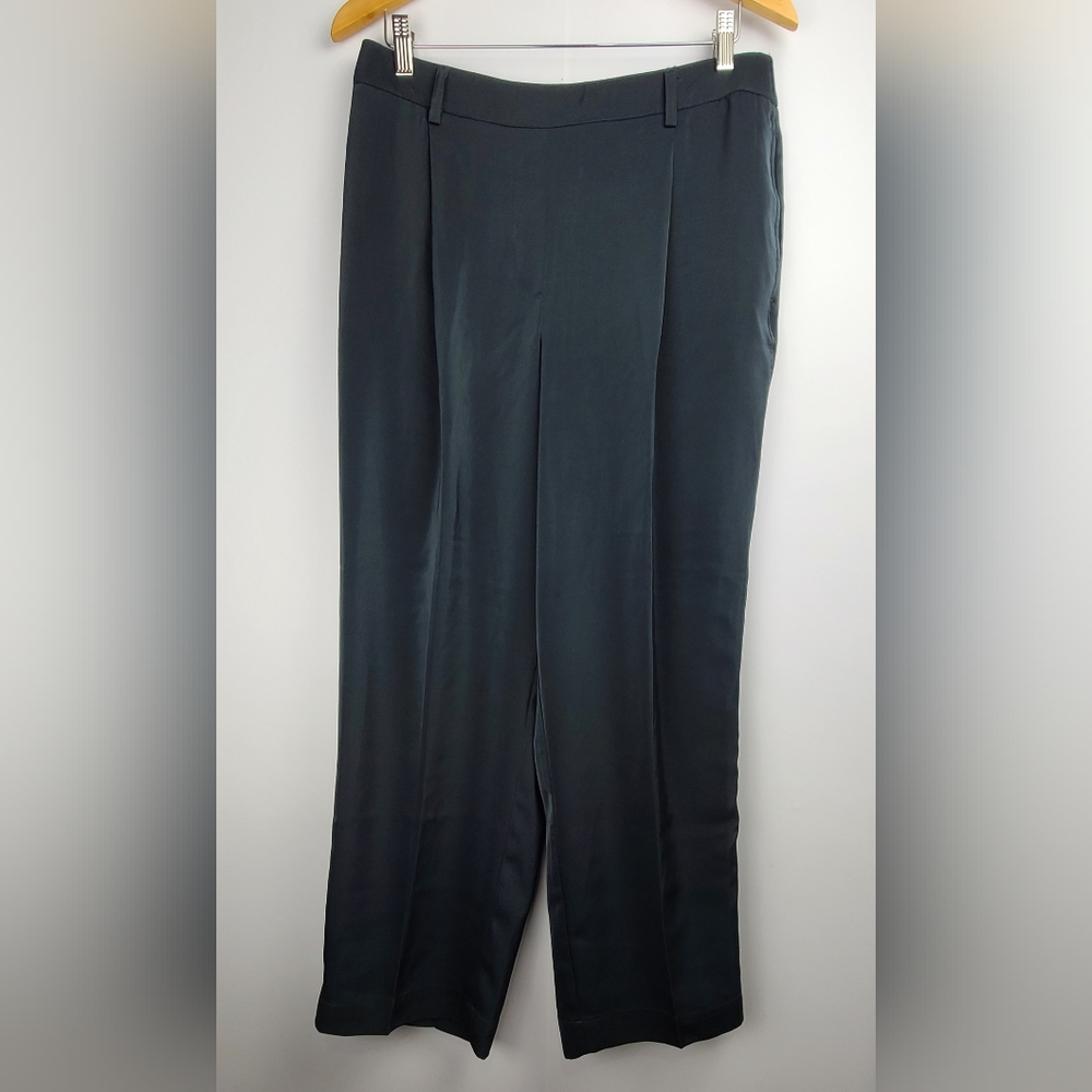 Maison D'amelie Paris women's careerwear lightweight neutral trousers, sz 10